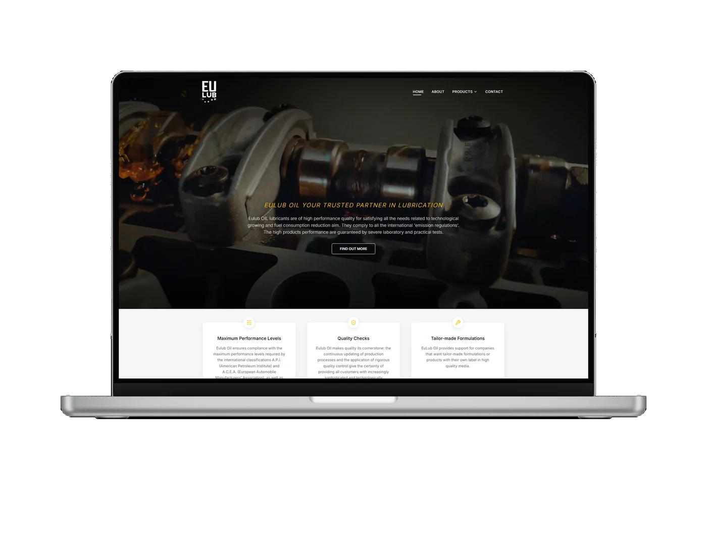 EuLub Digital: Corporate Site & Catalogue